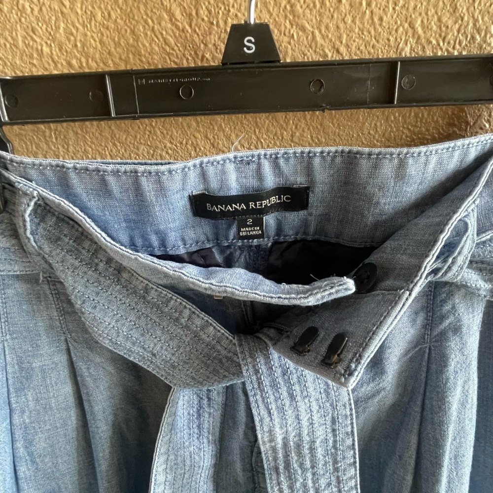 Banana Republic Blue Wide Leg Pants - Picture 10 of 11